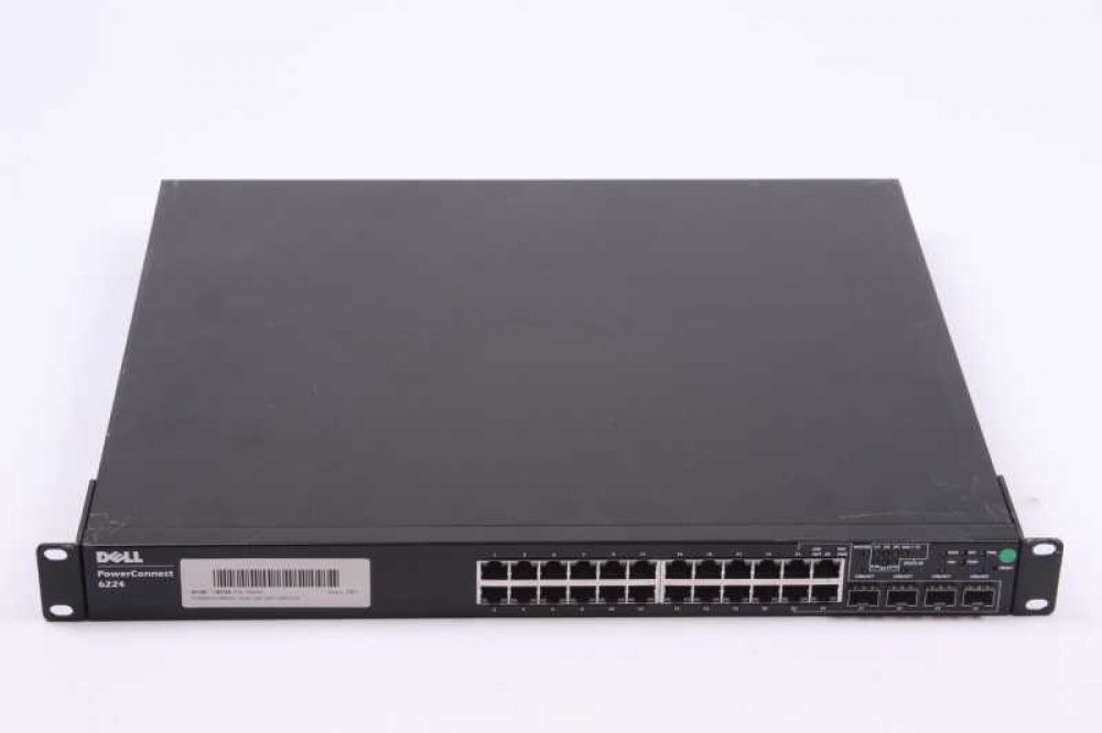 PowerConnect 6224 swtich, 24x1Gb, Managed, Stackable
