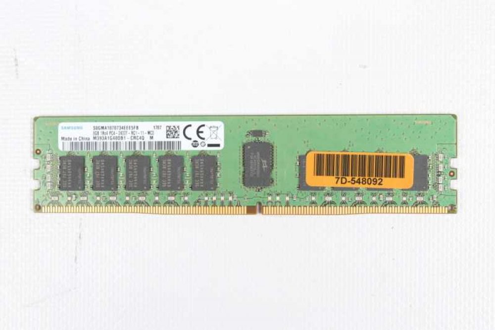 8GB (1*8GB) 1RX4 PC4-19200T-R DDR4-2400MHZ RDIMM