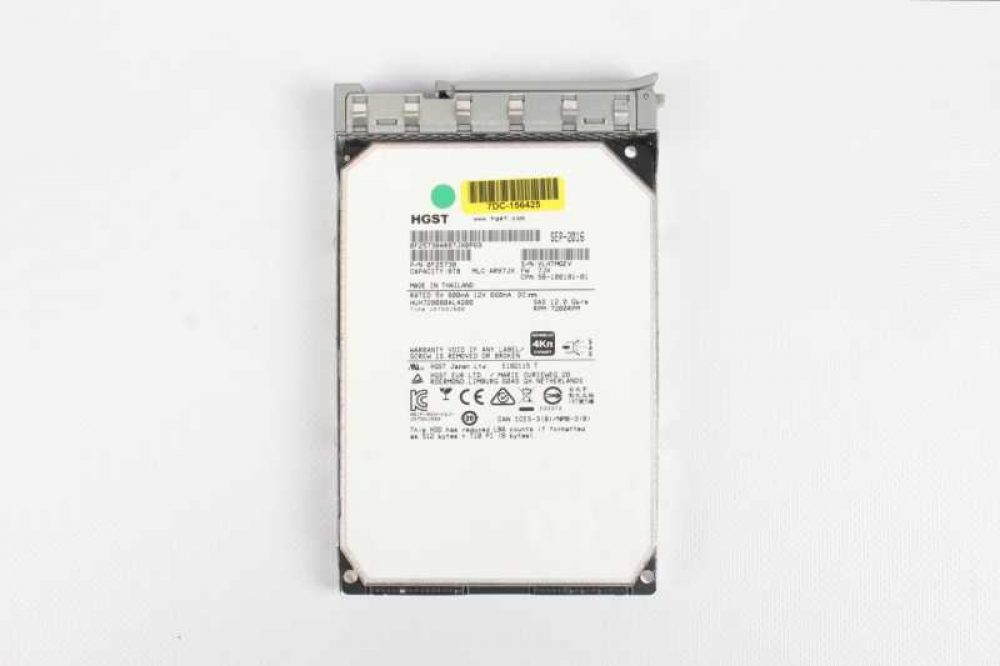 8TB 7.2K 12G 3.5INCH 4K SAS HDD