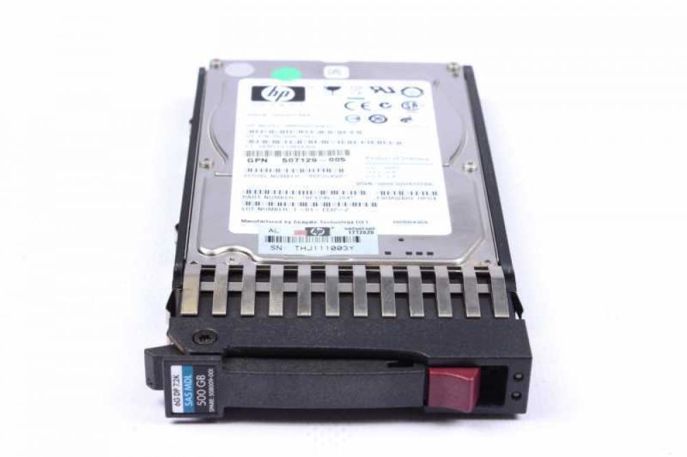 500GB 7.2K 6Gb 2.5inch SFF DP SAS drive, Hot-Plug