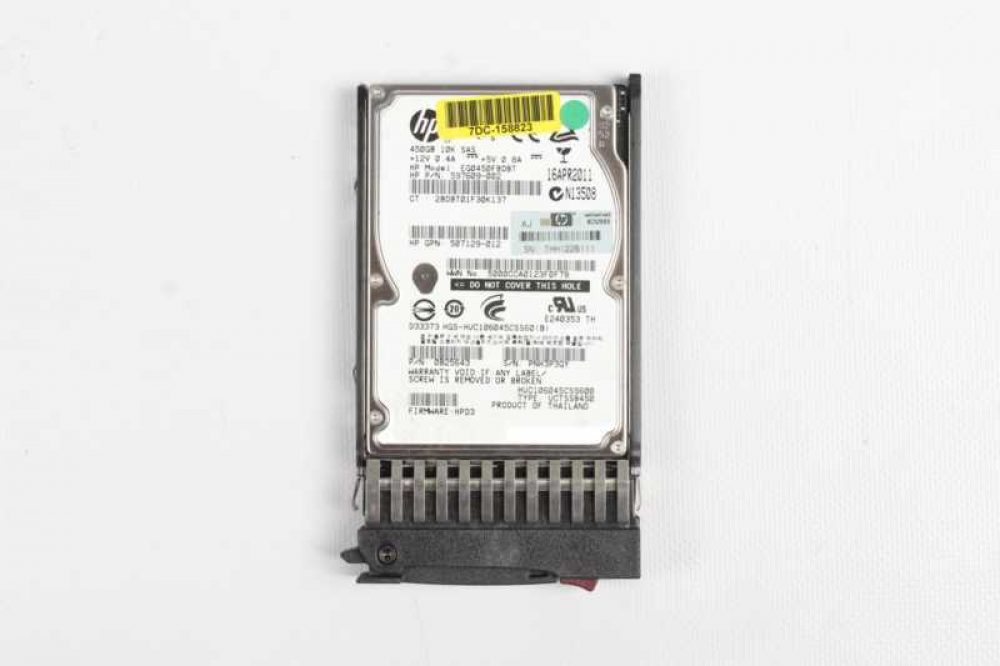 450GB 6G SAS 10K RPM SFF (2.5-inch) SmartDrive Carrier (SC) Enterprise Hard Drive
