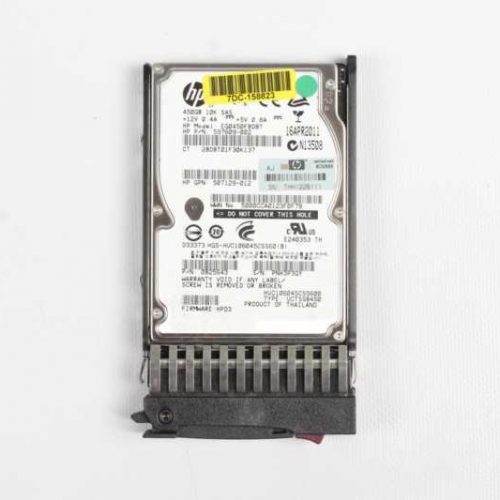 450GB 6G SAS 10K RPM SFF (2.5-inch) SmartDrive Carrier (SC) Enterprise Hard Drive