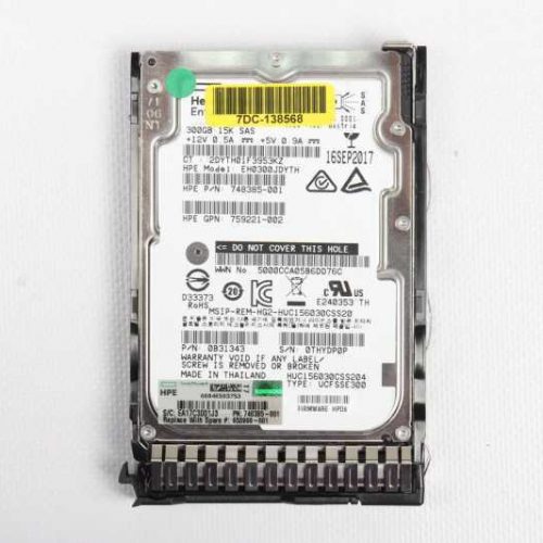 300GB 6G SAS 15K 2.5in DP ENT HDD
