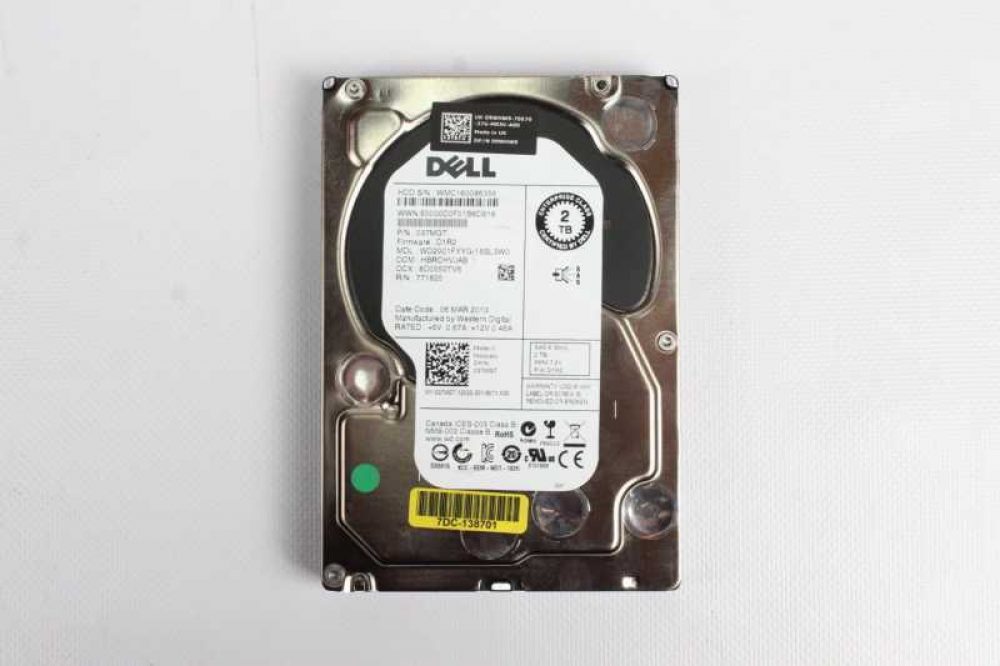 2TB 7.2K SAS 3.5IN HDD