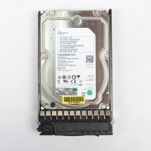 2TB 6G SAS 7.2K 3.5in DP MDL SC HDD