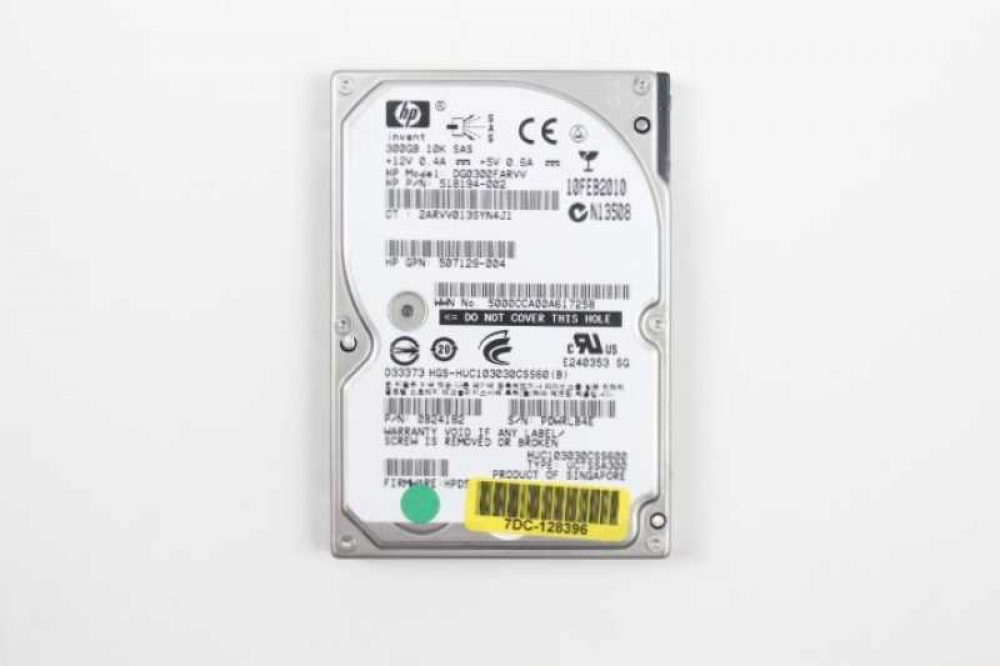 300GB 6G SAS 10K 2.5in DP ENT HDD